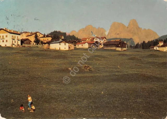 Cartolina Bellamonte panorama animata 1959  (Trento)