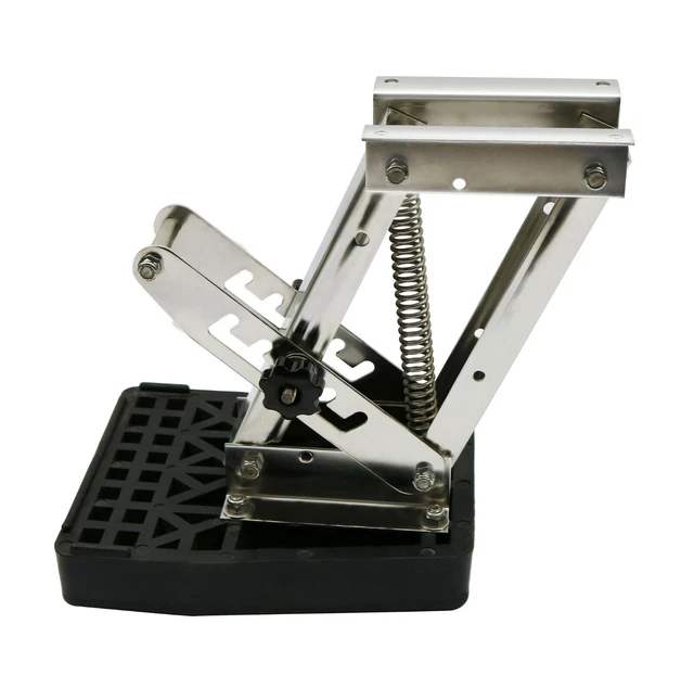 Boat Stainless Steel 20HP Outboard Motor Bracket Kicker UP Auxiliary Trolling