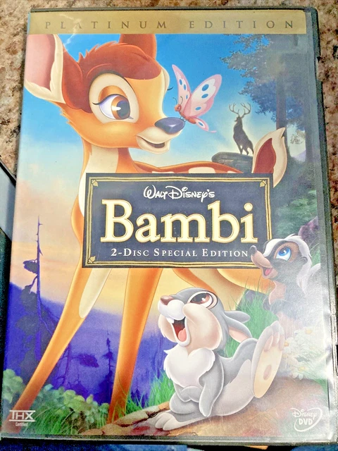 Bambi (Two-Disc Platinum Edition) - DVD - VERY GOOD with case