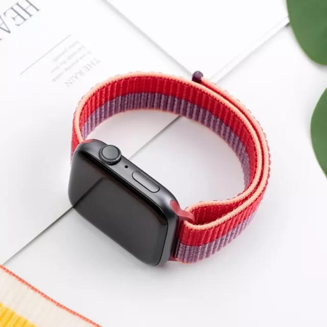 Nylon Strap For Apple Watch Band 44mm Ultra 49mm 40mm 45mm 41mm 42mm watchband