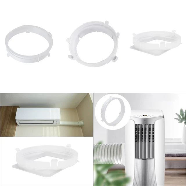 Connecteur Tuyau Échappement Climatiseur Portable 13cm - Joint PVC Robuste Pour 13/15/18cm