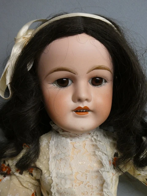 LÉON PRIEUR « MON Chéri" 35cm poupée ancienne porcelaine EUR 129,00