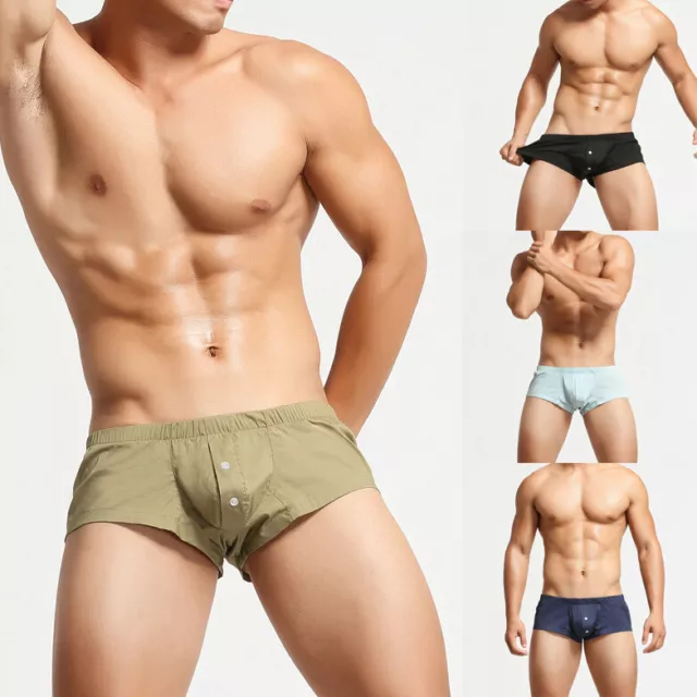 Boxer uomo bassa seduta tuta da allenamento mutande casual homewear