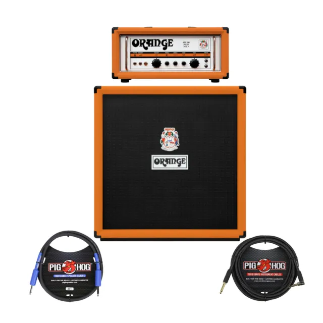 Orange Amps MKIII AD200 200W Bass Amp Head with OBC410H 600W 4x10 Bass Cabinet