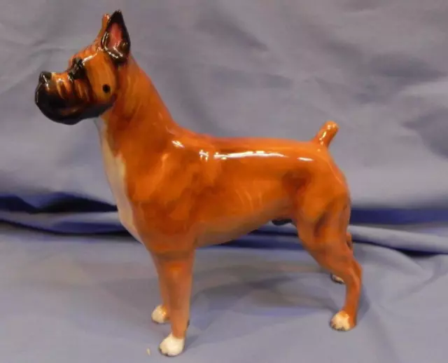 Mint - Vintage Royal Doulton Boxer Dog Figurine - HN2643