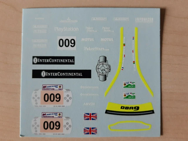 Models - **AS NEW/BOXED** 1/18 Solido Racing Collection Aston Martin DBR9 Team Gulf 2008 #009
