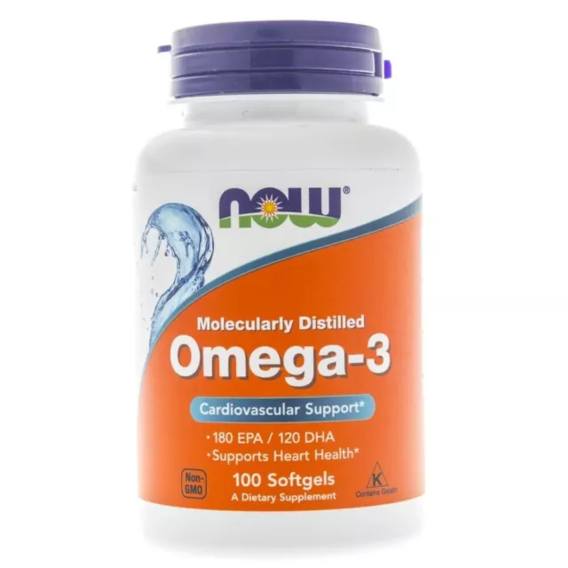 NOW FOODS Omega-3 1000 mg 100 Kapseln