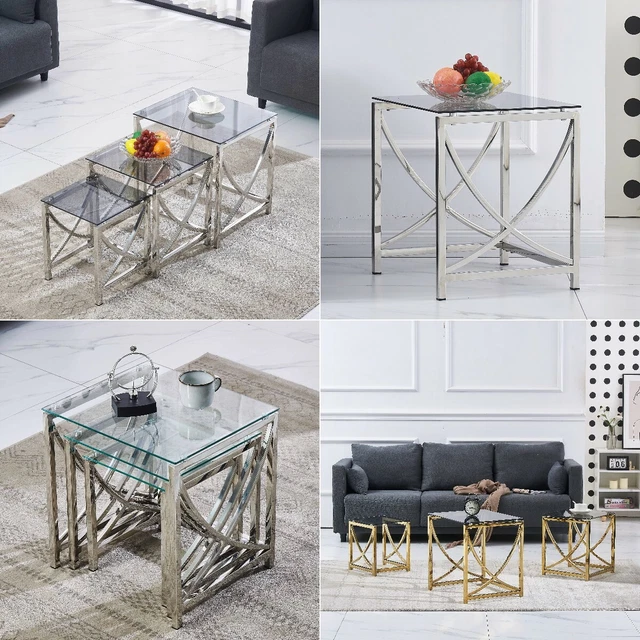 Eclipse glass nest discount of tables