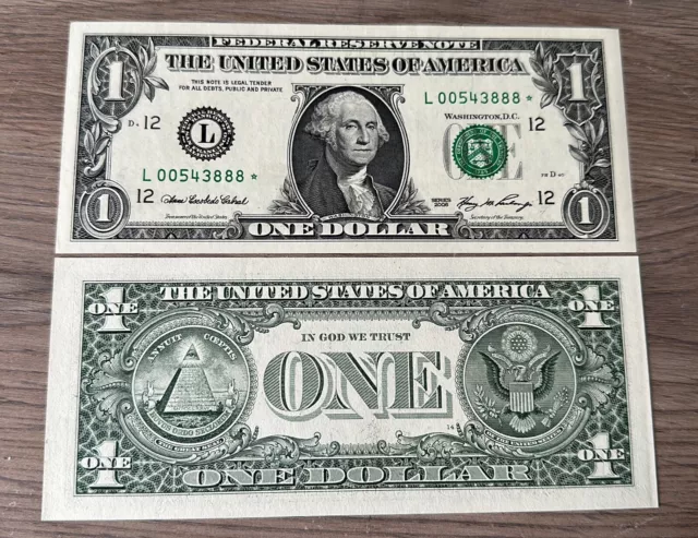 2006 San Francisco 1$ One Dollar STAR Note - Gem Uncirculated Condition
