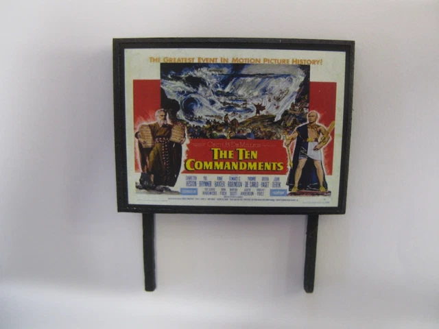 Ten Commandments Models THE TEN COMMANDMENTS - Model Railway Billboard - N & OO Gauge £6.50 ...