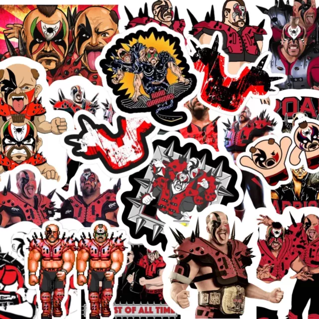 320 wrestlers Stickers Ric Flair Hulk Hogan Jake The Snake Ultimate Warrior