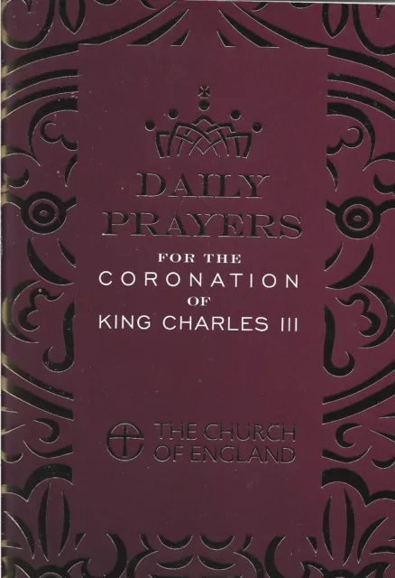 Coronation 0f King Charles III - Commemorative Prayer book - NEW - UK FREEPOST