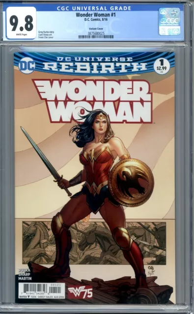 Wonder Woman #1  Frank Cho Variant Cover   1st Print  CGC 9.8