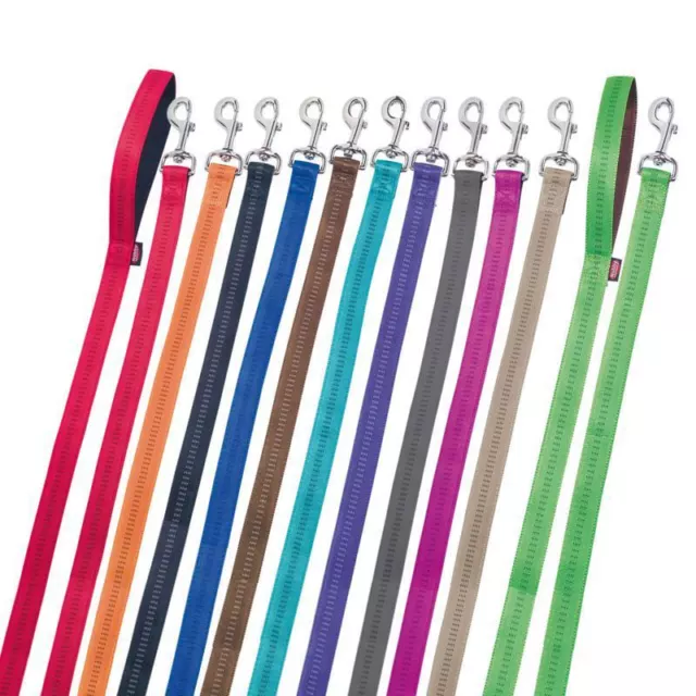 Nobby Leine SOFT GRIP 120 cm lang - 10/15/20/25 mm breit Nylon Hundeleine 1,2 m