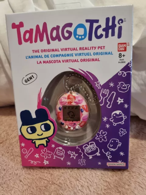 The Original Virtual Reality Pet | Tamagotchi Denim Patches (Solid) | Ages 8+ |