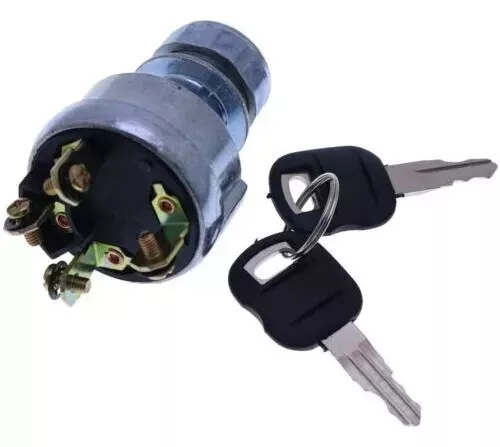 Starter Ignition Switch For Caterpillar 9G7641 9G-7641 With 2 Keys SEE LISTING