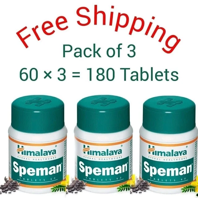 SPEMAN Himalaya – 10 Boîtes De 60 Comprimés Pour La Santé Masculine, Livraison Gratuite