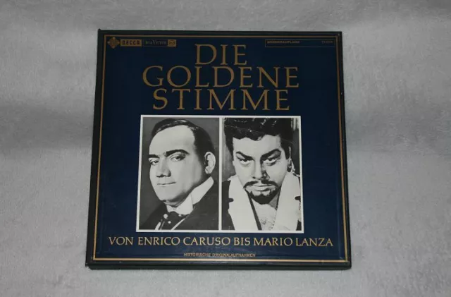 LP Box >ENRICO CARUSO bis MARIO LANZA<, 6 LP, Sonderauflage 71276, DECCA