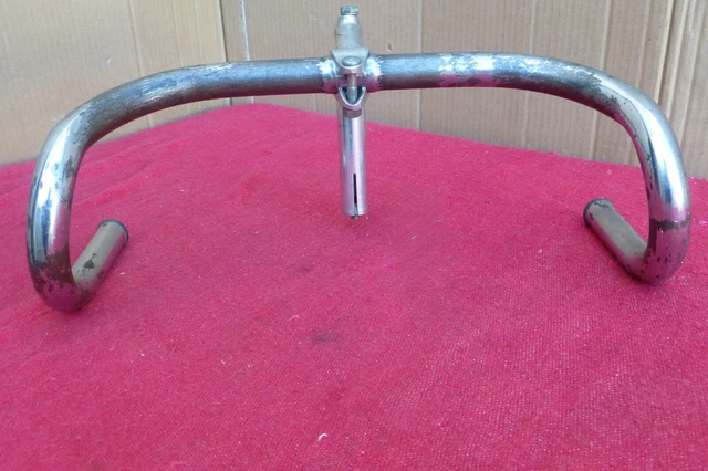 Guidon De Course Style Rétro Pour Vélo Mono-Vitesse Urbain - 25,4 X 420 Mm
