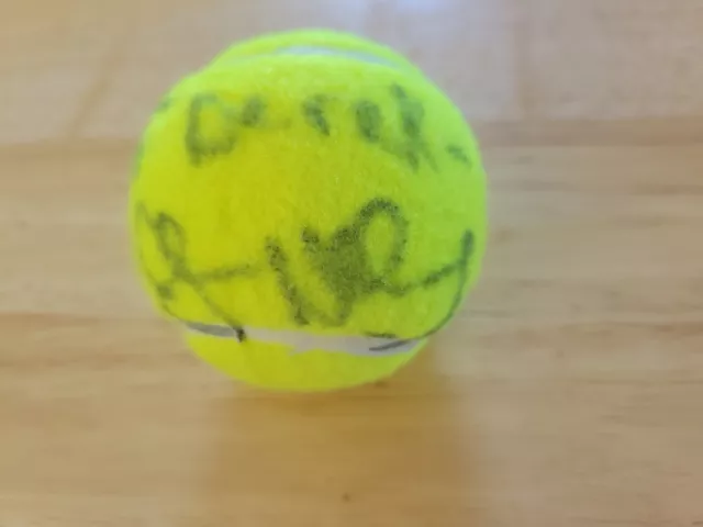 John McEnroe Signed Wilson 2 Tennis Ball Autograph