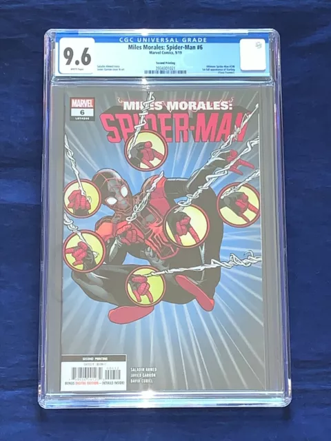 Miles Morales Spider-Man #6 CGC 9.6 Garron 2nd Print 1st appearance Starling (B)