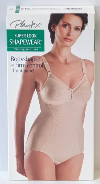 PLAYTEX SUPER LOOK Wirefree Body Shaper Firm Control Shapewear, Soft Taupe,  36D $23.00 - PicClick