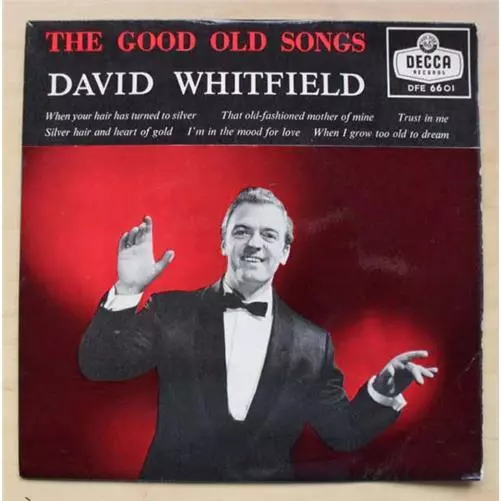 David Whitfield Good Old Songs Ep 1959 6 Track With Cover Uk