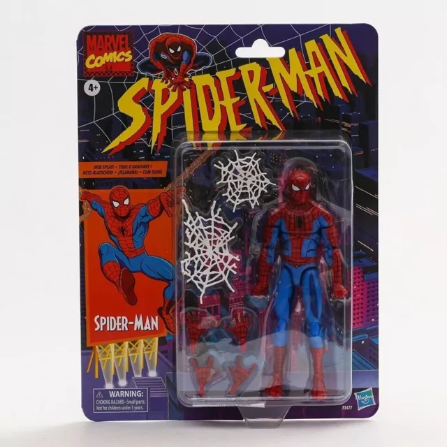 Figura de acción de Spiderman de 6 pulgadas Colección de la serie retro de...