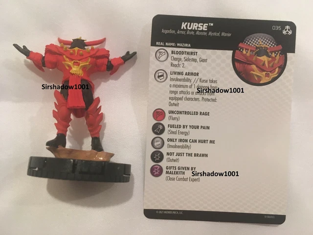 Heroclix Kurse 035 Marvel Avengers War of the Realms Rare
