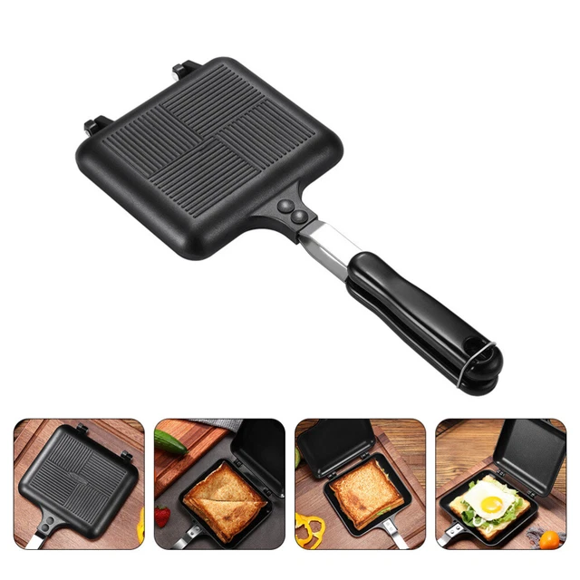 Antihaft-Tortillas Sandwich Maker Pfanne Waffel Pfannkuchen Snack Bratpfanne (