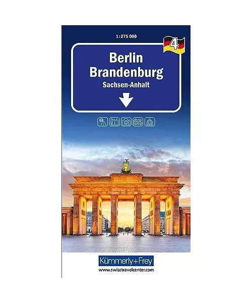 Berlin Brandenburg Nr. 04 Regionalkarte Deutschland 1:275 000: Sachsen, Anhalt