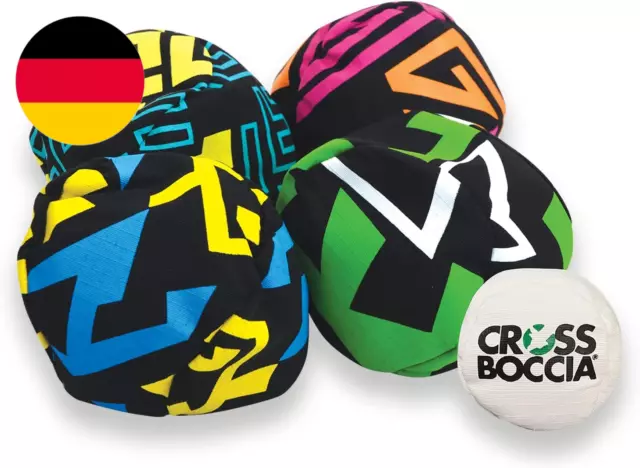 Crossboccia Soft Boule Set Family Pack Pro, Wurfspiel Aus Stoff Für Indoor Und O