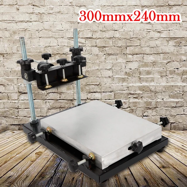 Manual Solder Paste Printer PCB SMT Stencil Printing Platform Machine