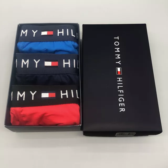 Tommy Hilfiger Mens Boxers Trunks 3 Pack Several Colours Classic Fit Ck M - 2Xl