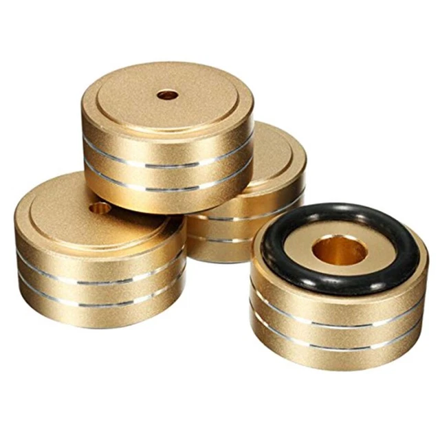 4 PièCes SéRies 40X20Mm Aluminium HIFI AMP Haut-Parleur Support D'Isolement PlP2