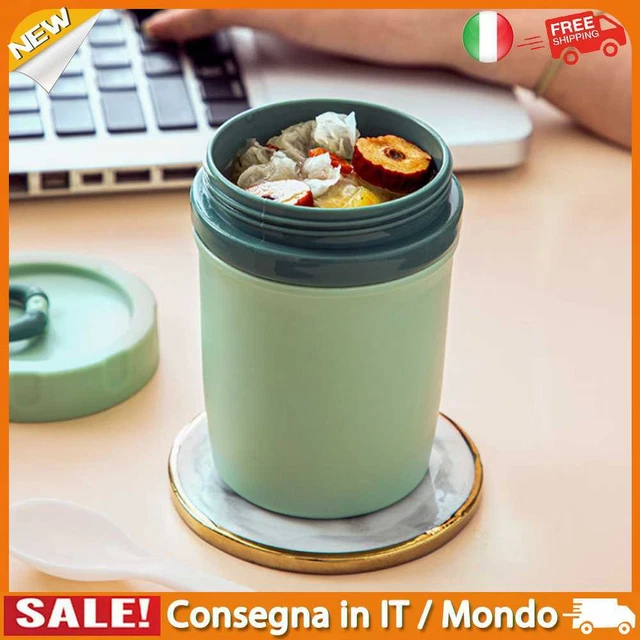 IT 330ml Bento Lunch Box Sealed with Cover Anti-Drop for Kids School (Green)