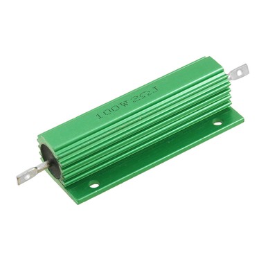 Sourcingmap 50W 25 ohm alloggiamento in alluminio 5% Resistore rubinetto a vite telaio montato 2 