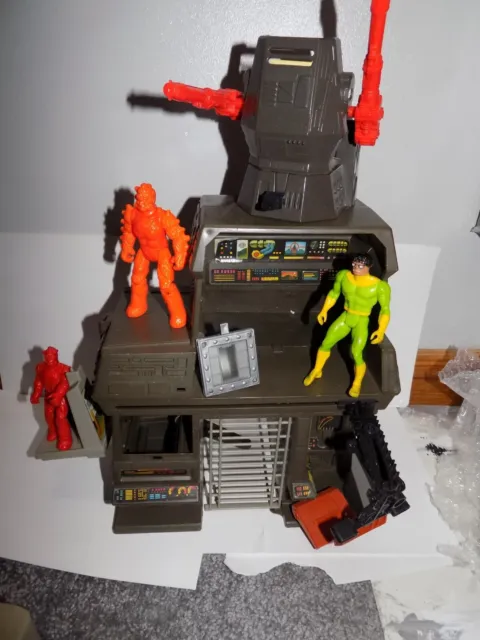 Marvel Secret Wars Tower Of Doom Mattel 1984 Vintage Playset w Figures Lot