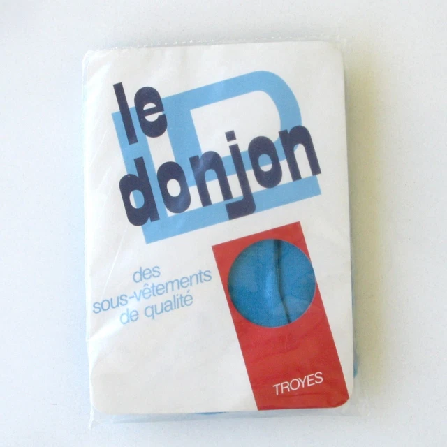 AUTHENTIQUE VINTAGE SLIP KANGOUROU Homme LE DONJON France bleu pacific T3 EUR 8,00 PicClick DE