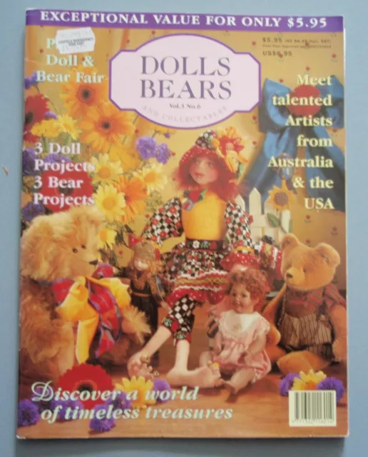 Australian Dolls Bears and Collectables Magazine Volume 3 No 6