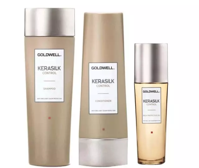 Goldwell Kerasilk Control  Shampoo or Conditioner or Protective Oil AD