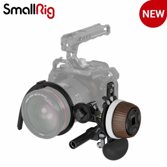 SmallRig Follow Focus F60 3850+Rod Clamp/QR Plate/Silicone Gear/Focus Whip