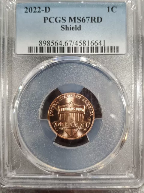 2022-D Lincoln Shield Cent PCGS MS67RD