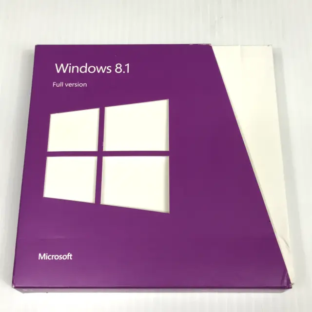 Microsoft Windows 8.1 FULL VERSION , 32-bit + 64-bit, Comes with product KEY