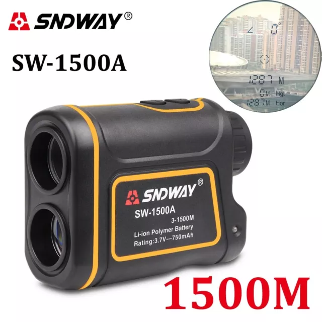 SNDWAY laser rangefinder hunting telescope 1500M laser meter distance measure