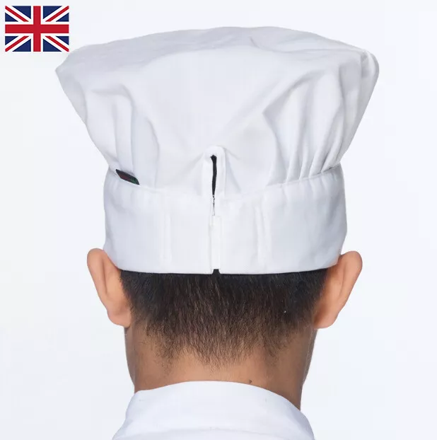 Adjustable Chefs Hat Baker Professional Elastic Adult Men Women Cook Cap UK