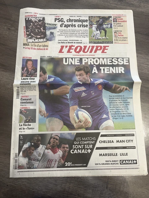L'EQUIPE JOURNAL 28/10/1993; Champion d'Europe; Limoges-Barcelone/ Pau