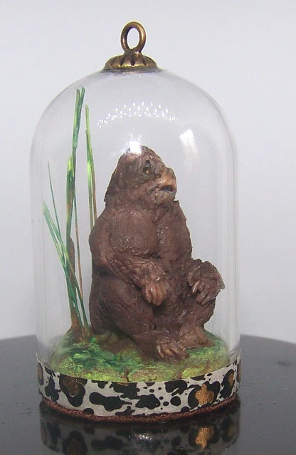Kala - Sculpture miniature unique, sans moule, Ooak, Gorille dans la savane