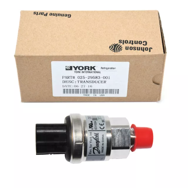 New In Box YORK 025-29583-001 Pressure Transducer