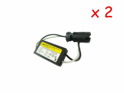 h5V CARALL CARALL 2 Pezzi Filtro Portalampada Resistenza T10 W5W 12V LED Warning 